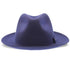 Journey - Walrus Hats Navy Wool Felt Fedora Crushable Hat - H7009